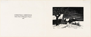Christmas greetings from Tom and Margaret Nason 1962