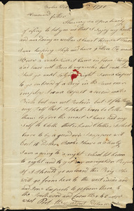 Isaac Hull to Joseph Hull, Boston, October 25, 1791