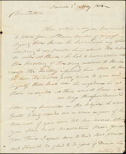 Isaac Hull to Joseph Hull, Norwich, May 2, 1808