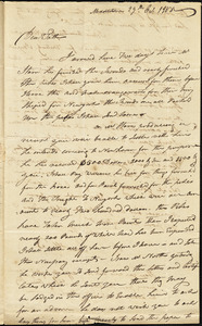 Isaac Hull to Joseph Hull, Middletown, October 29, 1808