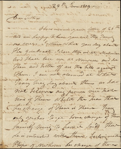 Isaac Hull to Joseph Hull, June 29, 1809