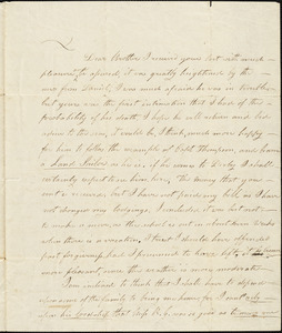 Mary Wheeler to Levi Hull, Litchfield, March 3, 1810