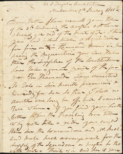 Isaac Hull to Joseph Hull, U.S. Frigate Constitution, New London, January 7, 1811
