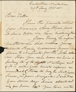Isaac Hull to Joseph Hull, U.S. Frigate Constitution, New London, January 25, 1811