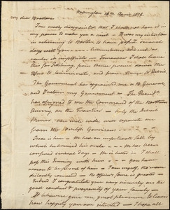 William Hull to Joseph Hull, Washington, April 16, 1812