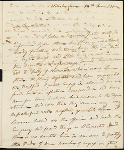 Isaac Hull to Joseph Hull, Washington, June 10, 1812