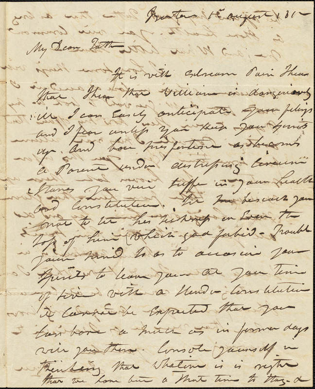 Isaac Hull to Joseph Hull, Boston, August 1, 1812