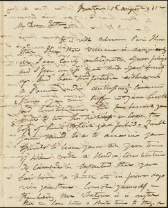 Isaac Hull to Joseph Hull, Boston, August 1, 1812
