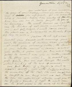 E. V. Curtis to Isaac Hull, Germantown, Pa., September 24, 1812