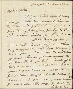 Isaac Hull to Joseph Hull, New York, October 21, 1812