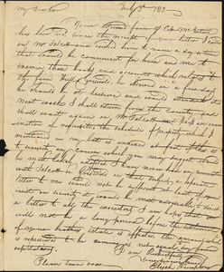Elijah Humphrey to Isaac Hull, July 3, 1813