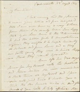 Isaac Hull to Mary Wheeler Hull, Portsmouth, August 22, 1814