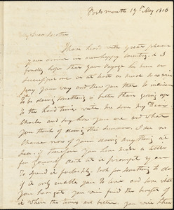 Isaac Hull to Charles Hull, Portsmouth, May 19, 1816