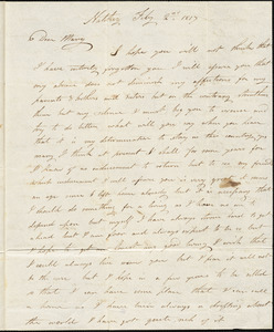 Daniel Hull to Mary Wheeler Hull, Natchez, February 2, 1817