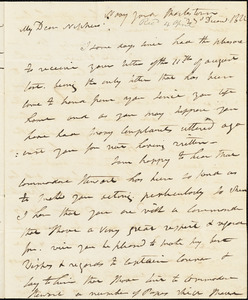 Isaac Hull to Joseph B. Hull, Charlestown, December 23, 1822
