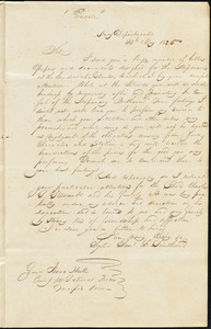 Samuel L. Southard to Isaac Hull, Washington, May 24, 1825