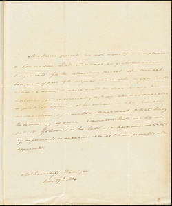 Mercer to Isaac Hull, Washington, June 27, 1834