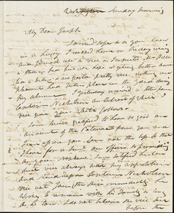 Isaac Hull to Joseph B. Hull, Washington, September 8, [1834] (postmark)
