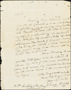 Isaac Hull to Secretary of Navy, April 22, 1837