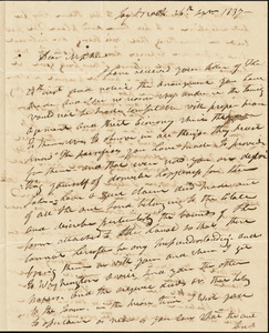 Isaac Hull to Joseph B. Hull, Saybrook, September 26, 1837