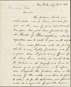 James Herring to Isaac Hull, New York, August 20, 1838