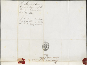 Marquis de la Concordia to Isaac Hull, October 26, 1839 (with translation)