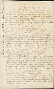 S. Russell to Isaac Hull, Lyme, Ohio, April 10, 1842