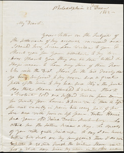 Isaac Hull to John Etheridge, Philadelphia, December 22, 1842