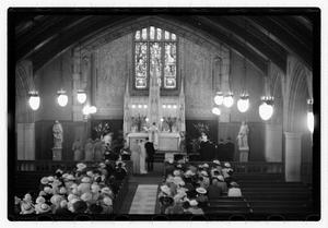 Wedding, daughter of Mrs. Richard Howard taken at Presentation Church Oak Sq. Brighton