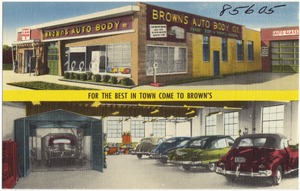 Brown's Auto Body. For the best in town come to Brown's