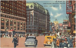 Time Square, Broadway and 43rd Street, New York City