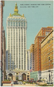 Park Avenue, showing New York Central Building, New York City