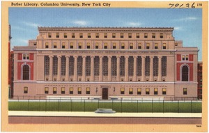 Butler Library, Columbia University, New York City