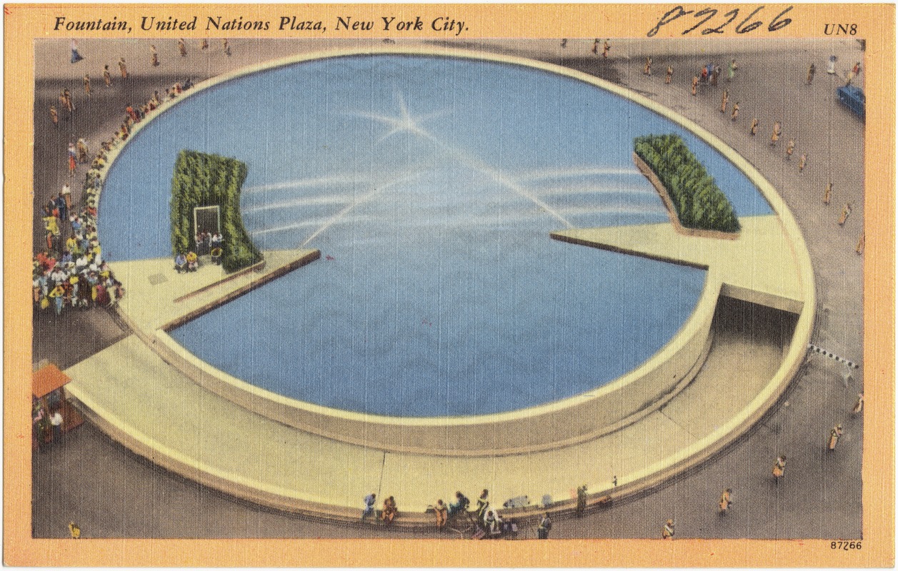 Fountain, United Nations Plaza, New York City