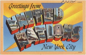Greetings from United Nations, New York City