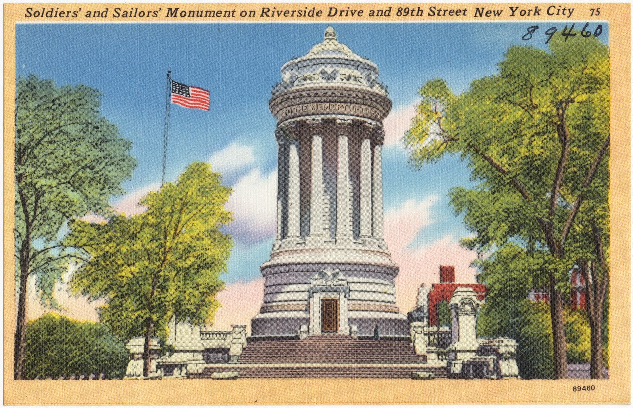 Soldiers' and Sailors' Monument on Riverside Drive and 89th Street New York City