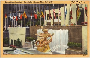 Prometheus Fountain, Rockefeller Center, New York City