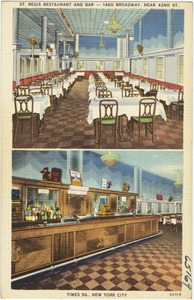 St. Regis Restaurant and Bar -- 1460 Broadway, near 42nd St., Times Sq., New York City