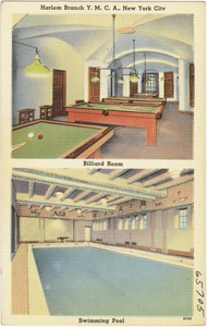 Harlem Branch Y. M. C. A., New York City. Billiard room. Swimming pool