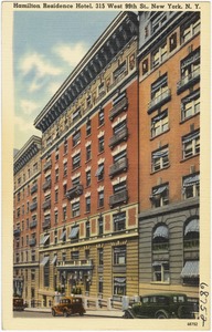 Hamilton Residence Hotel, 315 West 99th St., New York, N. Y.