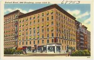 Oxford Hotel, 2880 Broadway, corner 112th St.