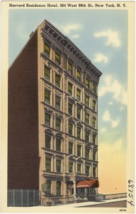 Harvard Residence Hotel, 304 West 99th St., New York, N. Y.