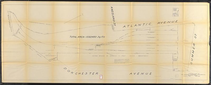 Plan of land of the Boston Terminal Corporation Boston, Mass.
