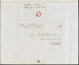 Abner Coburn to George Coffin, 12 March 1845