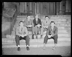 Marine Corps Reserve, Jim Lineberger, Vernon Cox, Carl Boberg, Allen, and Chapman