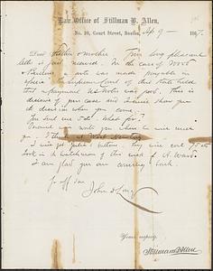 Letter from John D. Long to Zadoc Long and Julia D. Long, April 9, 1867