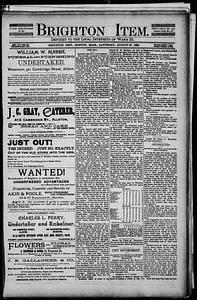The Brighton Item, August 27, 1892