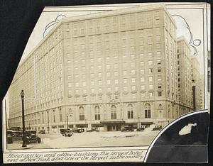 Hotel Statler and office building. The largest hotel east of New York and one of the largest in the country.