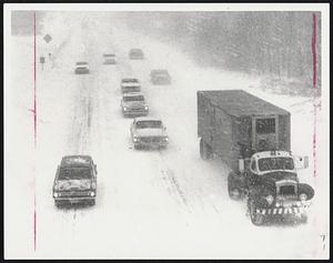 It Looked Very Ominous at This Point on Route 128 in Dedham.