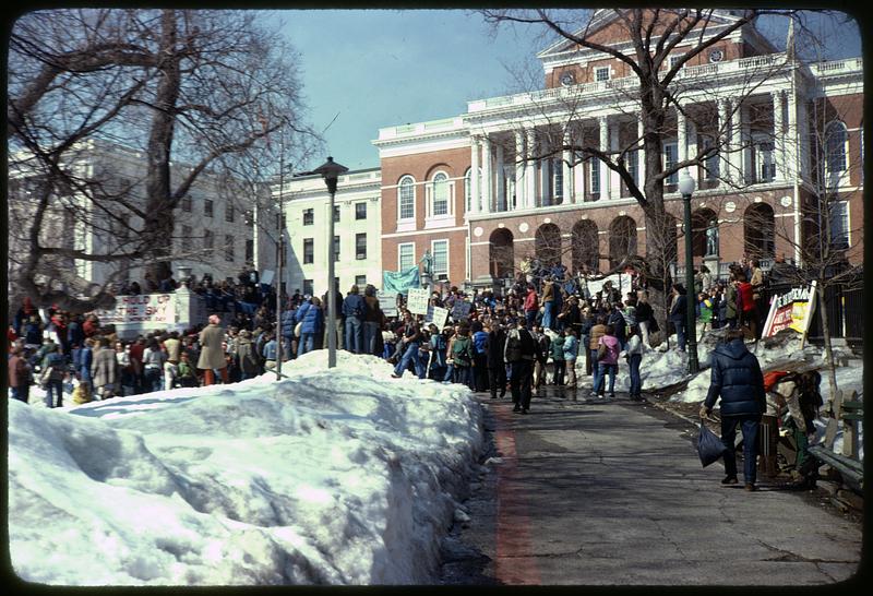 International Women's Day demonstration, Massachusetts State House